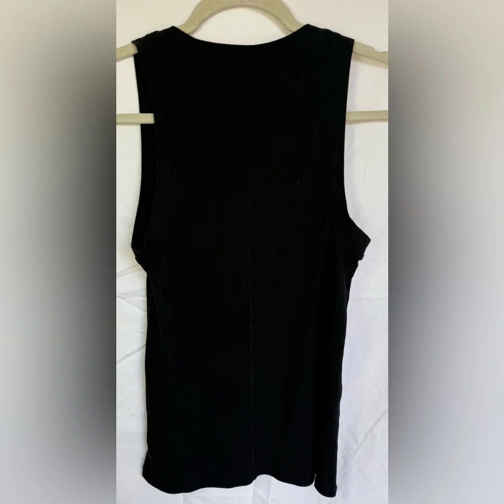Aerie Black Ribbed‎ Tank Top Scoop Neck
Basic Casual Size M - Picture 2 of 4